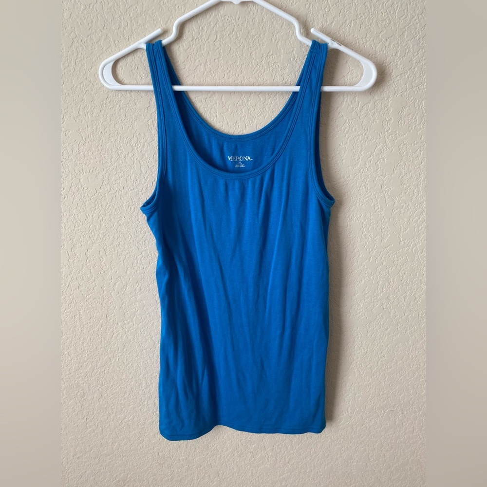 Merona blue tank top